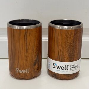 S'well Teakwood 12 Oz Drink Chiller Koozie